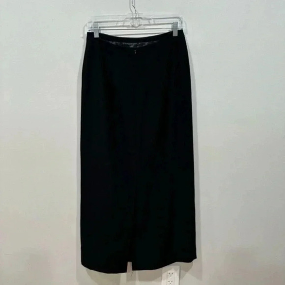 Talbots black straight midi skirt 8 - Picture 2 of 6